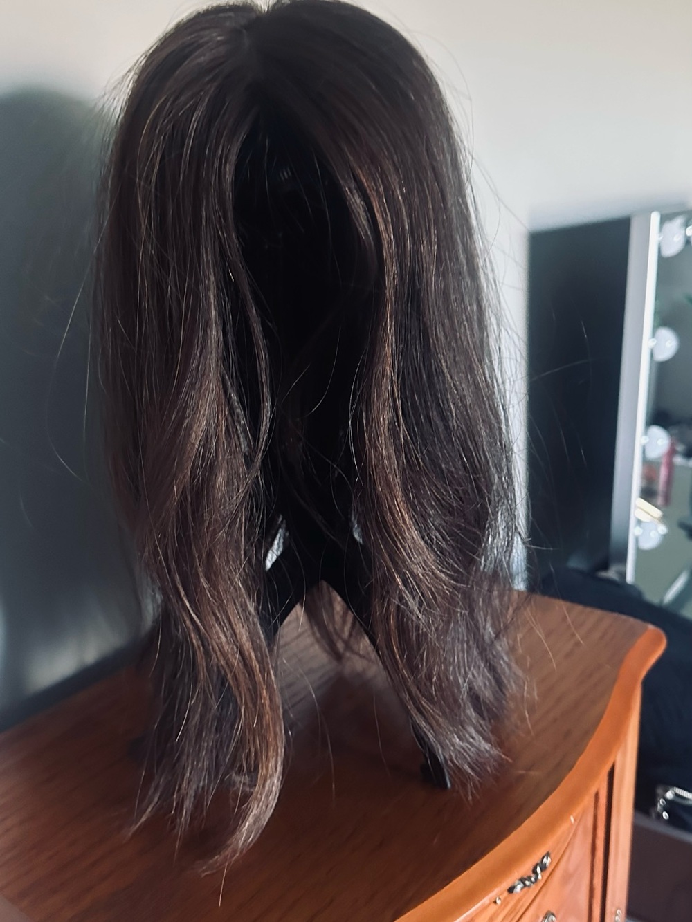 Highline 100% Human Hair Topper - Chestnut Brown 16"